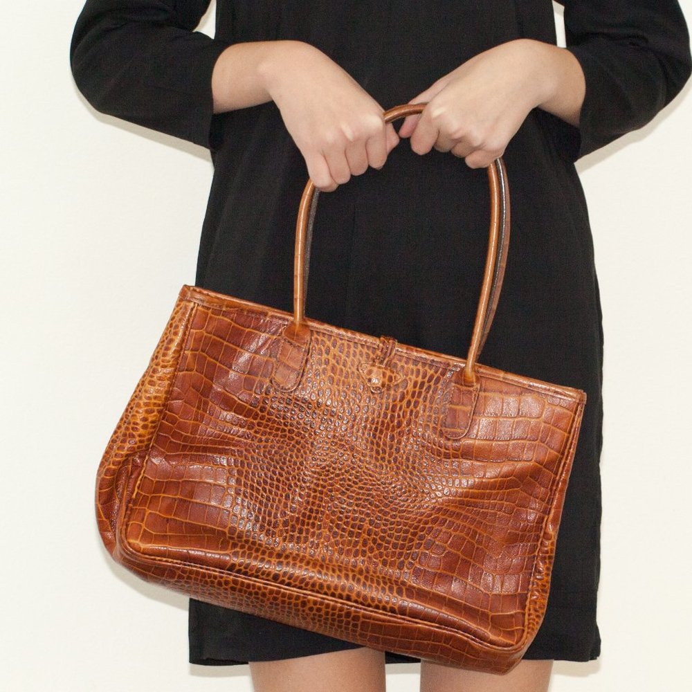 Longchamp Roseau Leather Bag tote - Picture 2 of 14